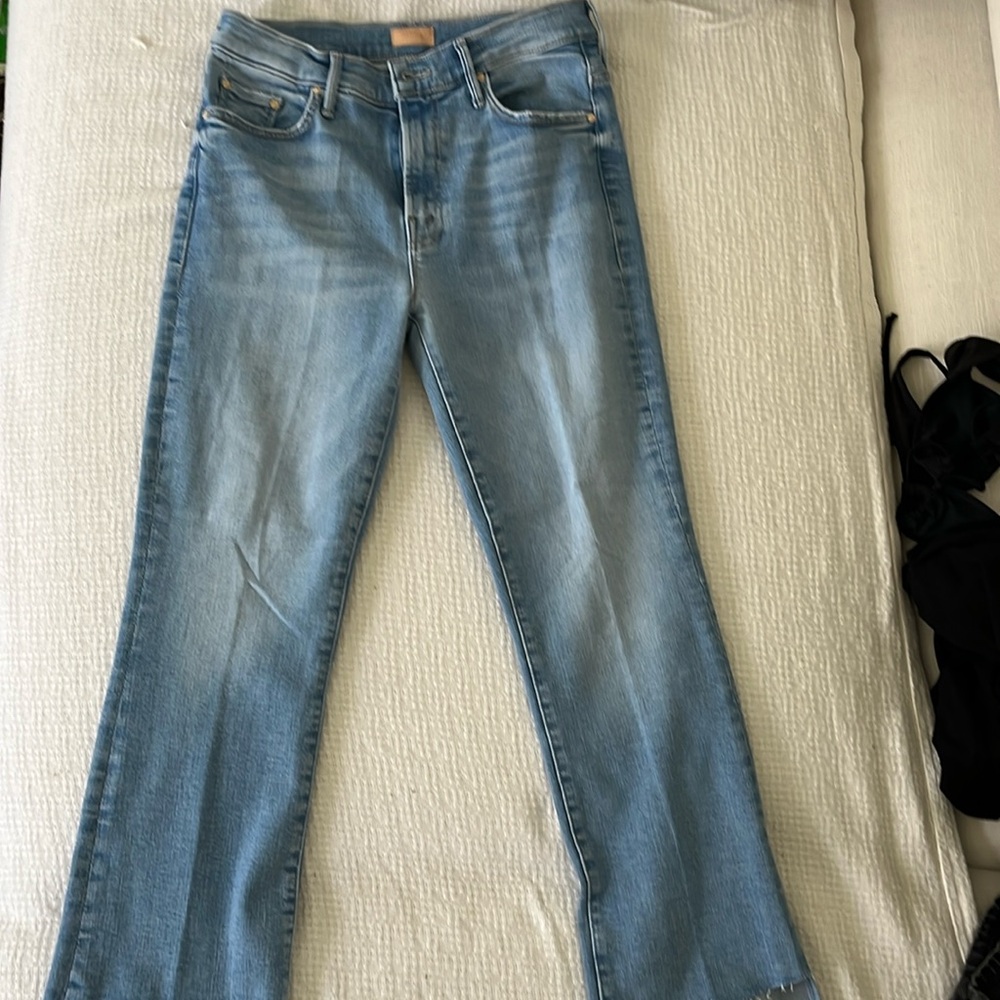 Mother insider crop step fray NWOT